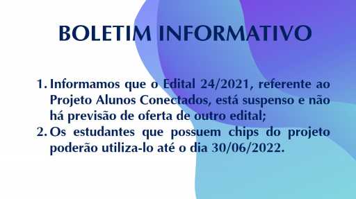 Boletim Informativo